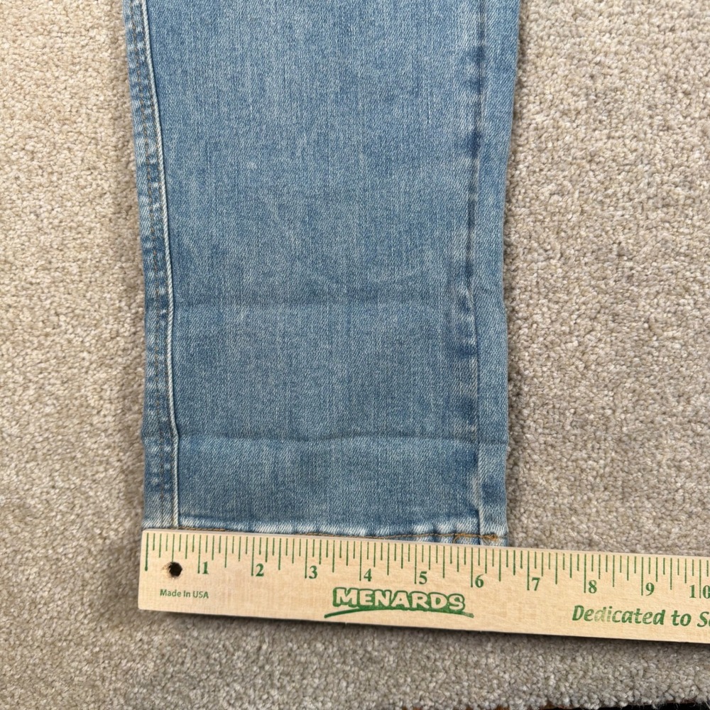 Judy Blue Boyfriend Fit Jeans Women 13/31 (FITS 30x34) Distressed Patch Pockets - Picture 9 of 11
